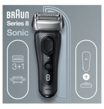 Máquina de Barbear BRAUN Series 8 (3 lâminas - 1 hora de autonomia - Preto)