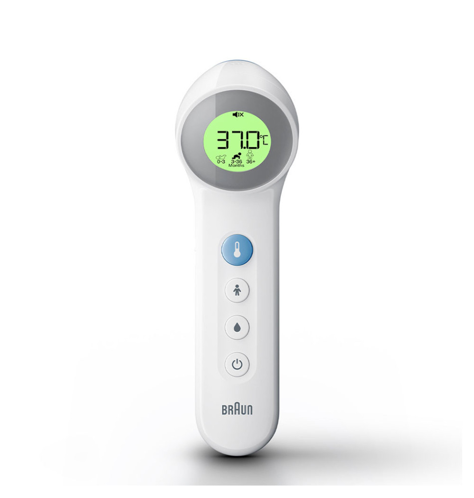 Termómetro Digital BRAUN BNT400 (Medição em 2s - LCD - Branco)