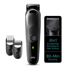 Máquina de Barbear BRAUN Series 3 (80 minutos de autonomia - 17 medidas - 7 acessórios)
