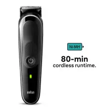Máquina de Barbear BRAUN Series 3 (80 minutos de autonomia - 17 medidas - 7 acessórios)