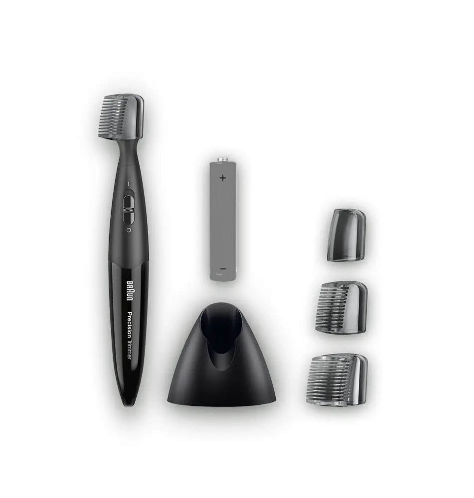Aparador de Precisão BRAUN PrecisionTrimmer (3 pentes - 2 horas de autonomia - Preto)