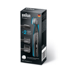 Aparador de Precisão BRAUN PrecisionTrimmer (3 pentes - 2 horas de autonomia - Preto)