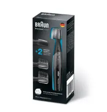 Aparador de Precisão BRAUN PrecisionTrimmer (3 pentes - 2 horas de autonomia - Preto)