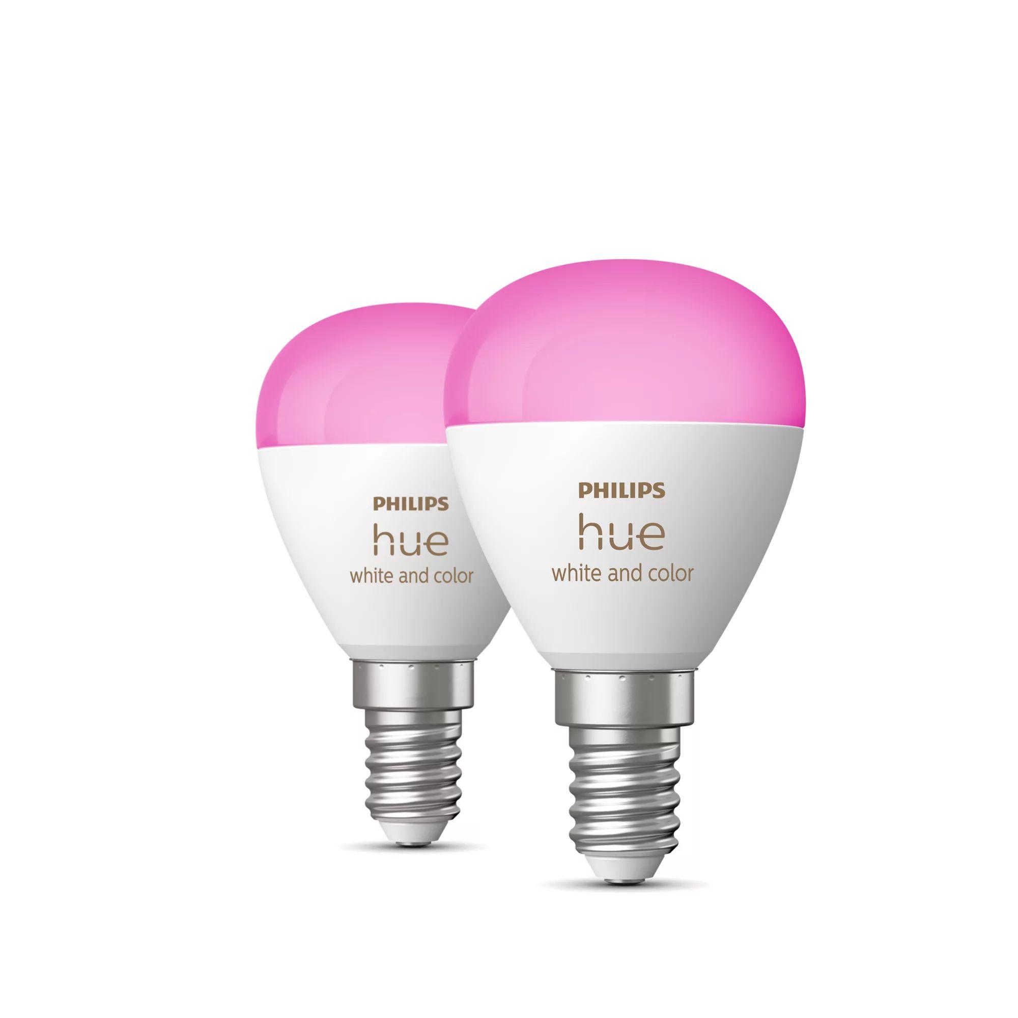 Lâmpada Inteligente PHILIPS Hue P45 E14 929003573602 (Branco)