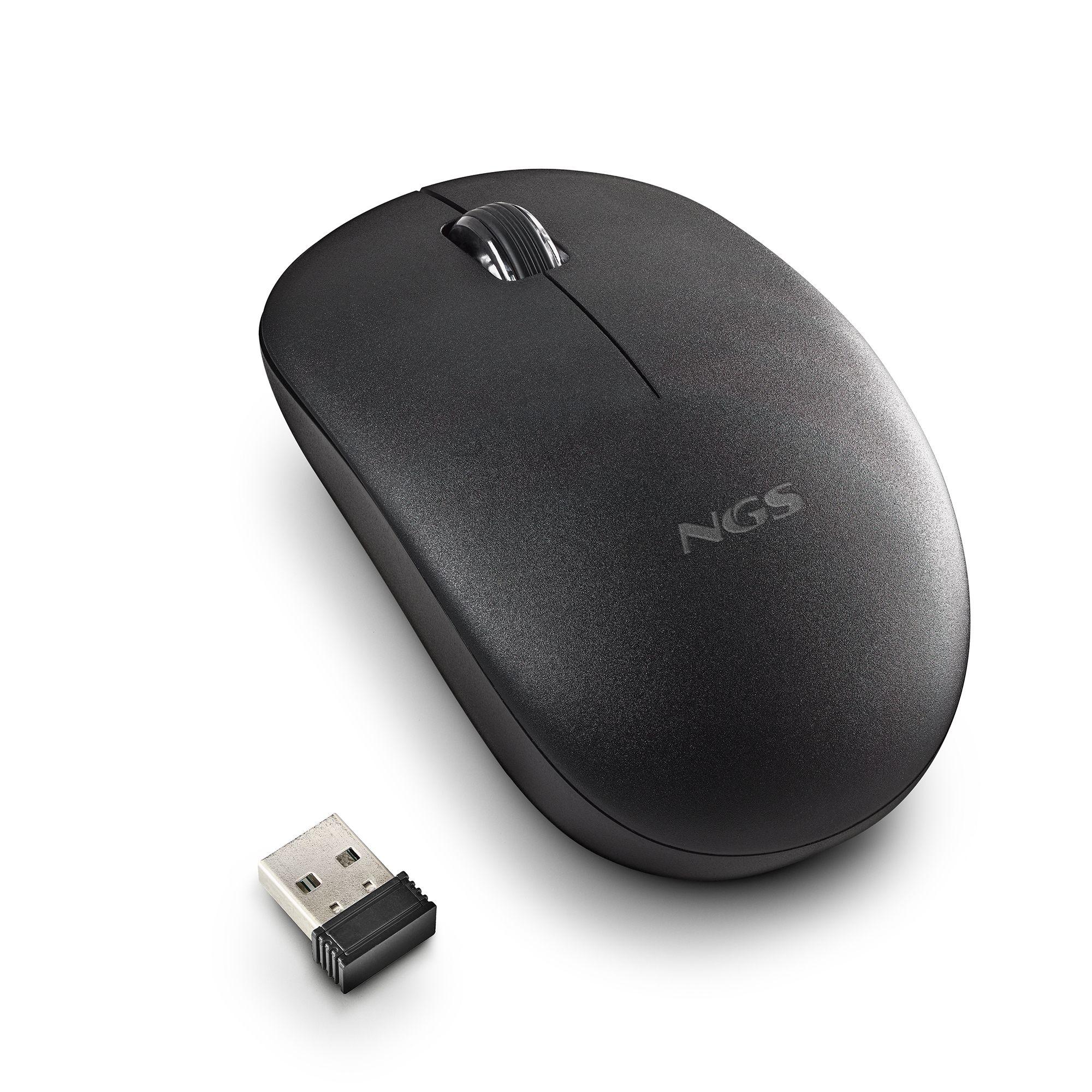 Rato NGS Fog Pro Black (Ambidestro - 1000 DPI - Ótico - Preto), miniatura 3