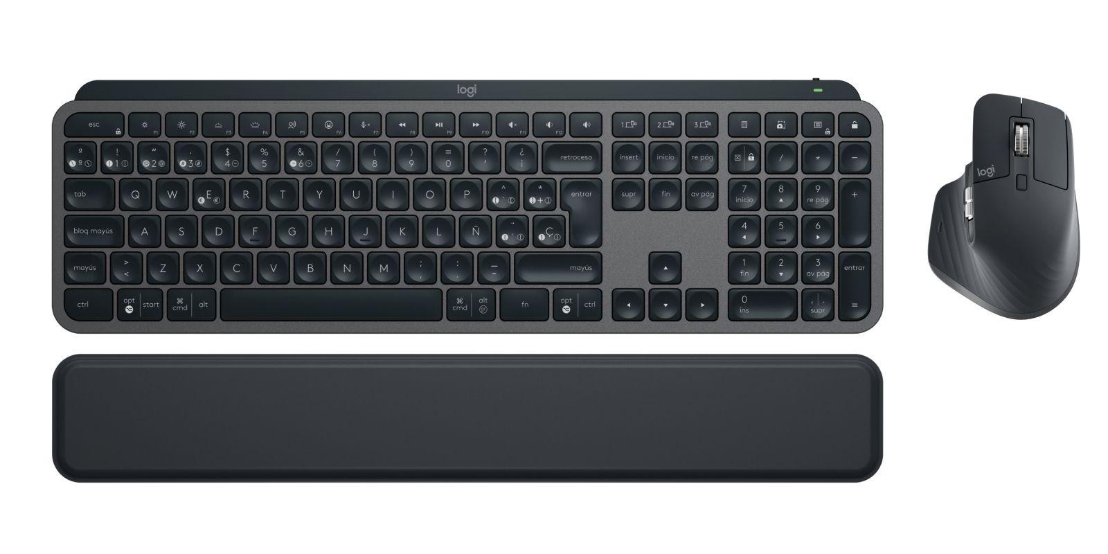 Conjunto Teclado e Rato LOGITECH MX Keys Combo for Business (Espanhol - Teclas tesoura - Tamanho completo - Grafite), miniatura 6