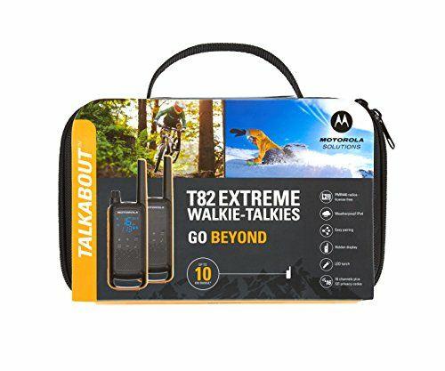 Walkie-Talkies MOTOROLA T82 Extreme (Até 18 h - Preto e Laranja), miniatura 5
