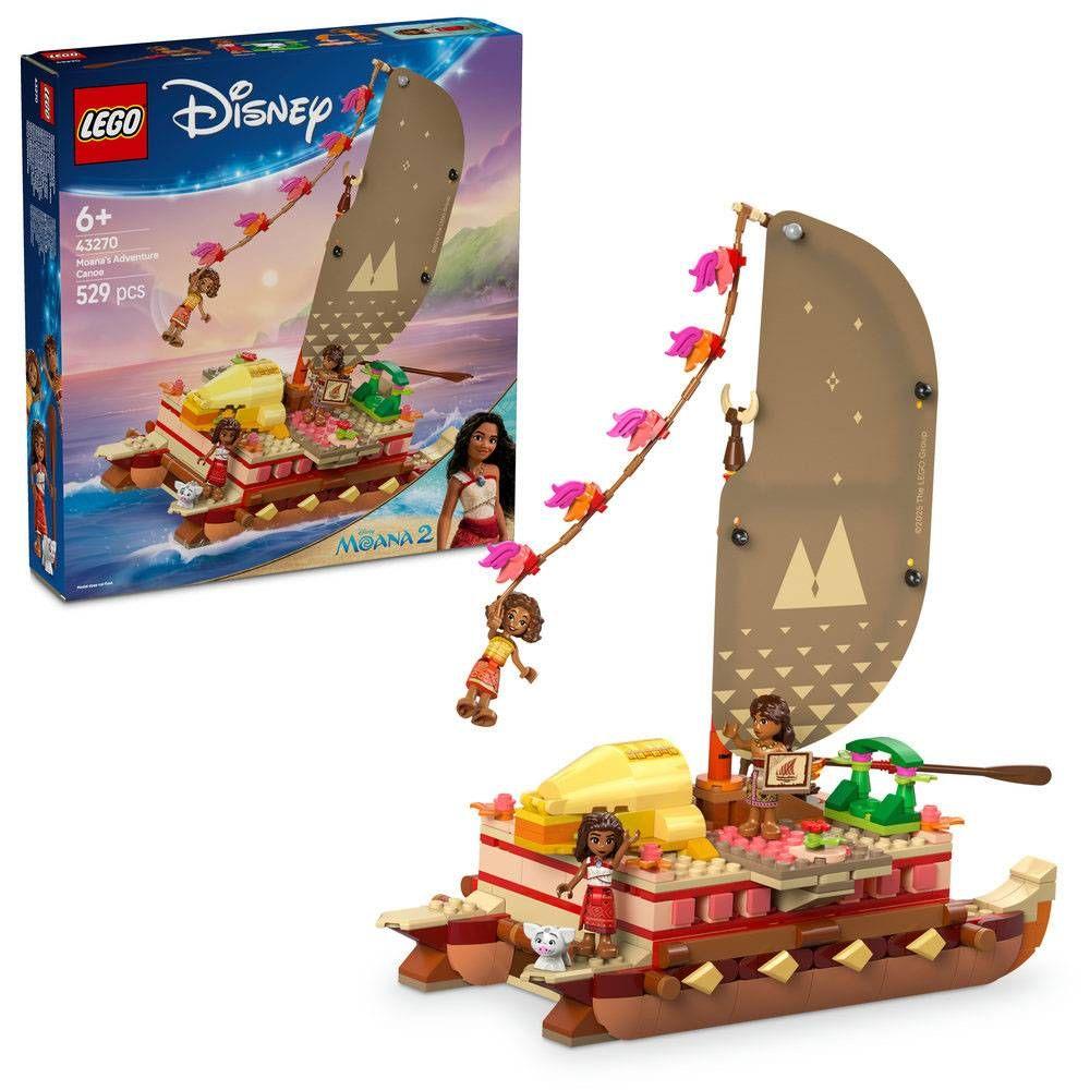 LEGO 43270 Disney Canoa de Aventuras da Vaiana (6+ anos - 529 peças), miniatura 3