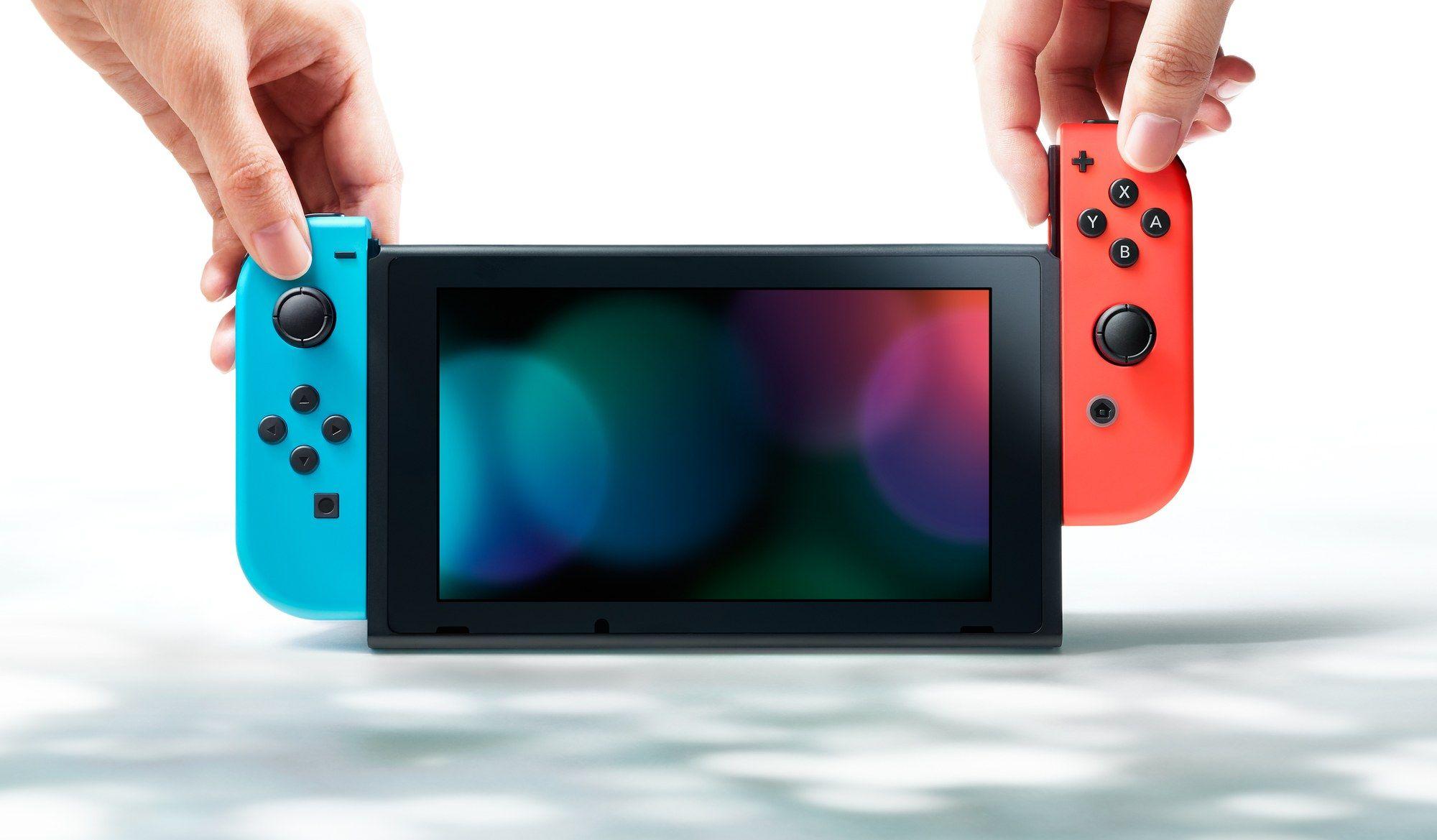 Consola NINTENDO Switch V2 (NVIDIA - 32 GB - 6,2" - Azul e Vermelho Neon) — miniatura 4