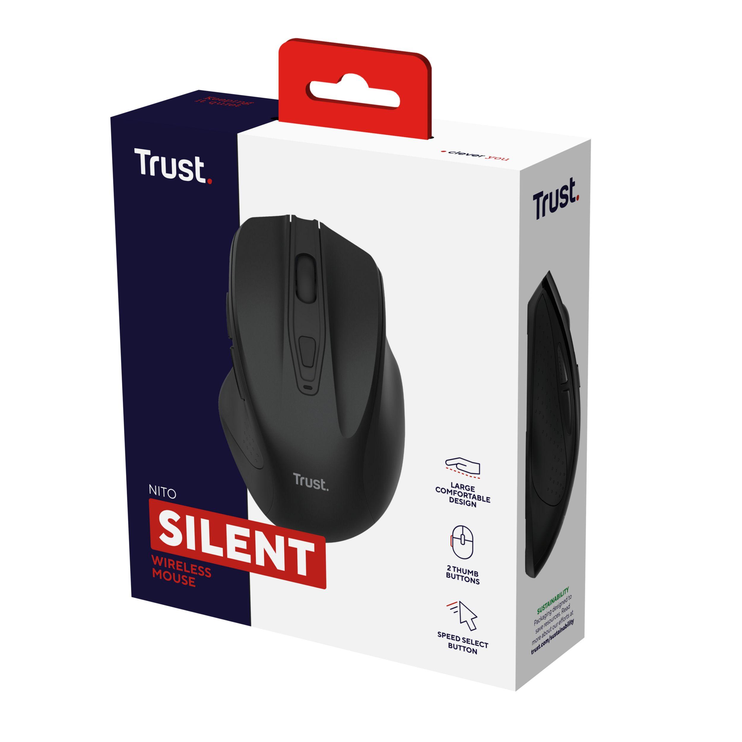 Rato TRUST Nito Silent (Mão direita - 2200 DPI - Ótico - Preto), miniatura 7