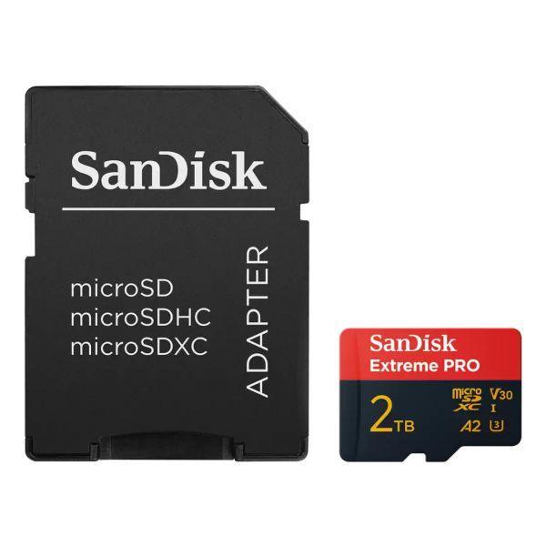 Cartão de Memória SANDISK Extreme PRO SDSQXCD-2T00-GN6MA (2TB - Classe 10 - 250 MB/s - Preto e Vermelho), miniatura 2