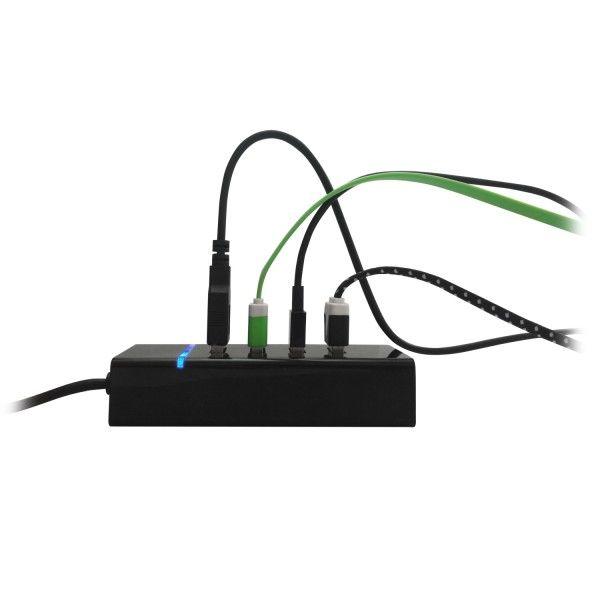 Hub USB-C EWENT EW1137 (0,3 m - Preto), miniatura 3