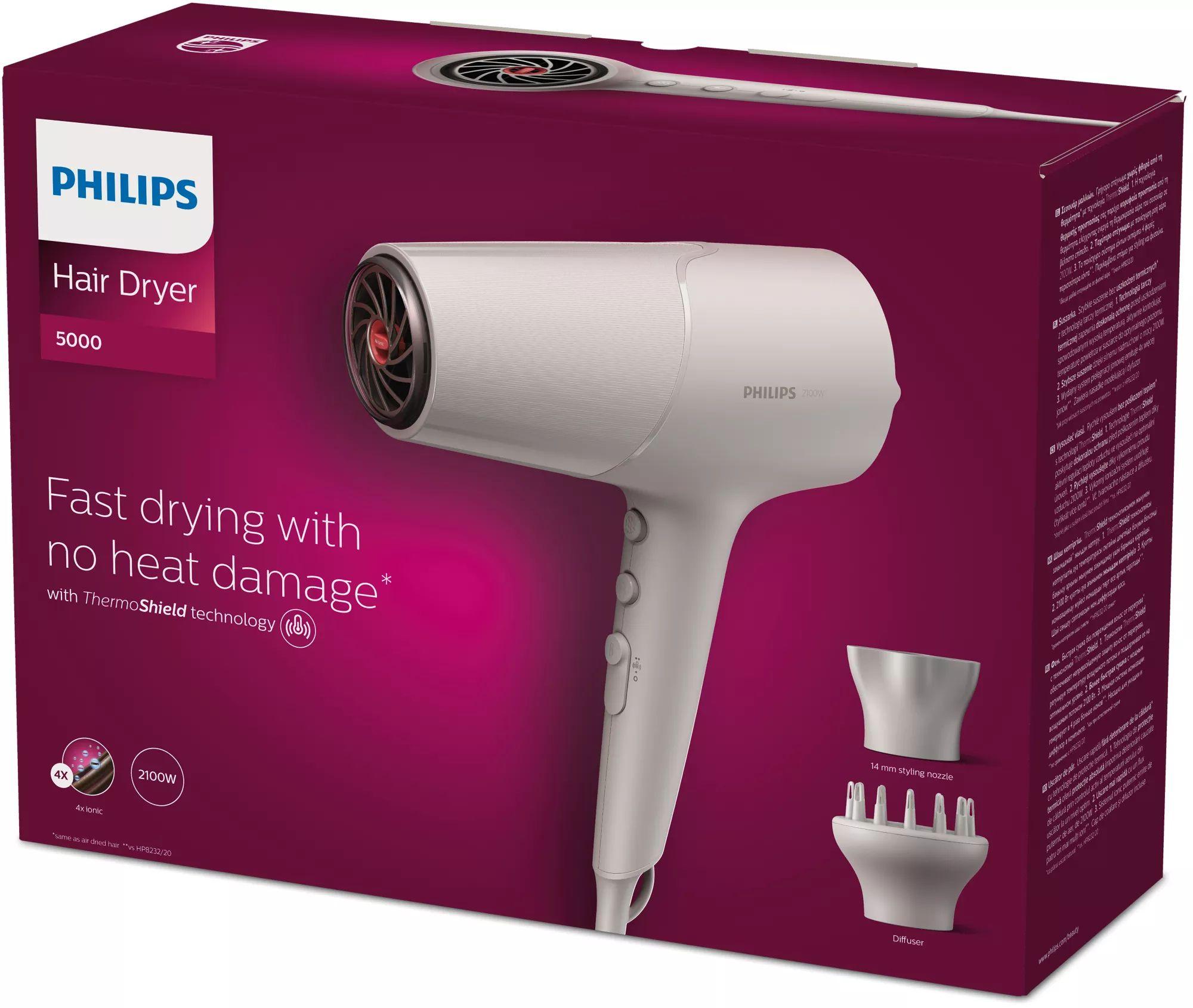 Secador de Cabelo PHILIPS BHD501/20 (Branco), miniatura 2