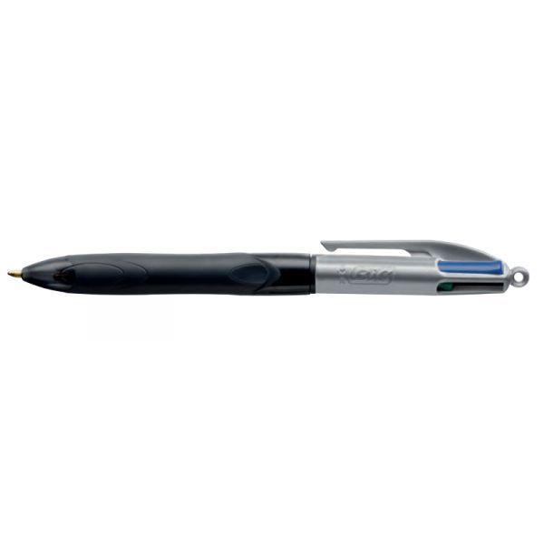 Esferográfica BIC 4 Colours Grip Pro (Cinzento/Preto Transparente), miniatura 2