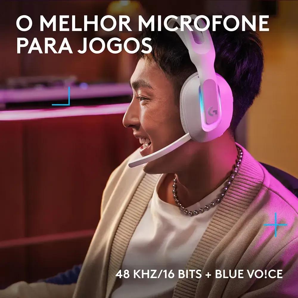 Headset Gaming LOGITECH G522 LIGHTSPEED (Binaural - Com fios e sem fios - Circum-aural - Branco) — miniatura 4