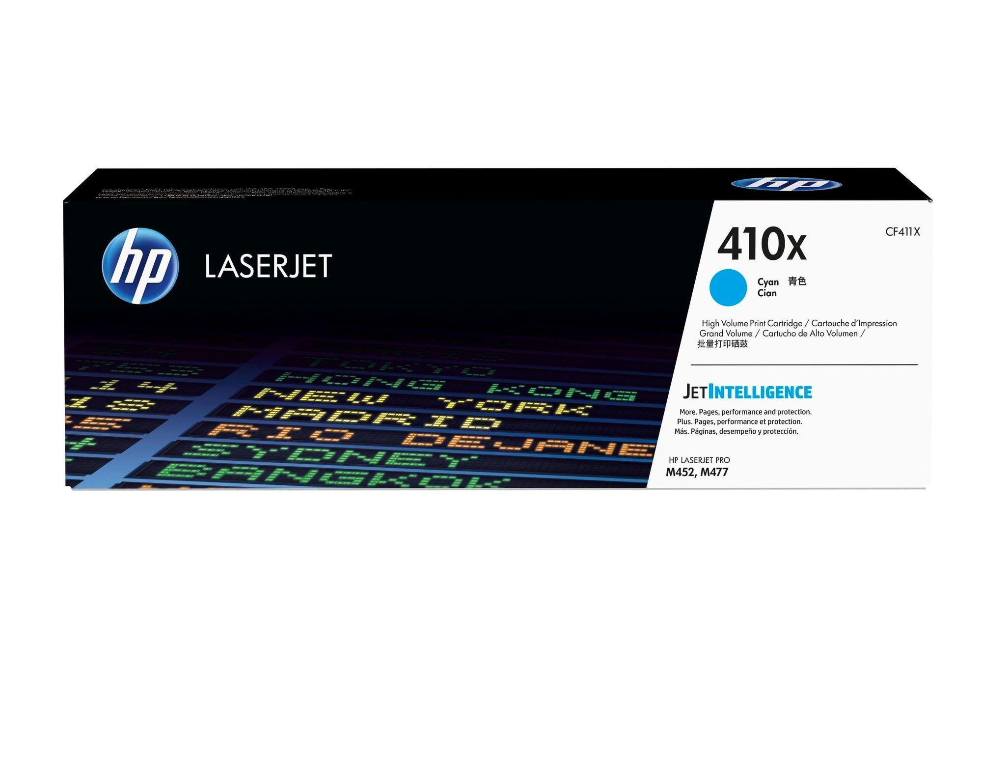 Toner HP 410X CF411X (5000 páginas - Ciano)