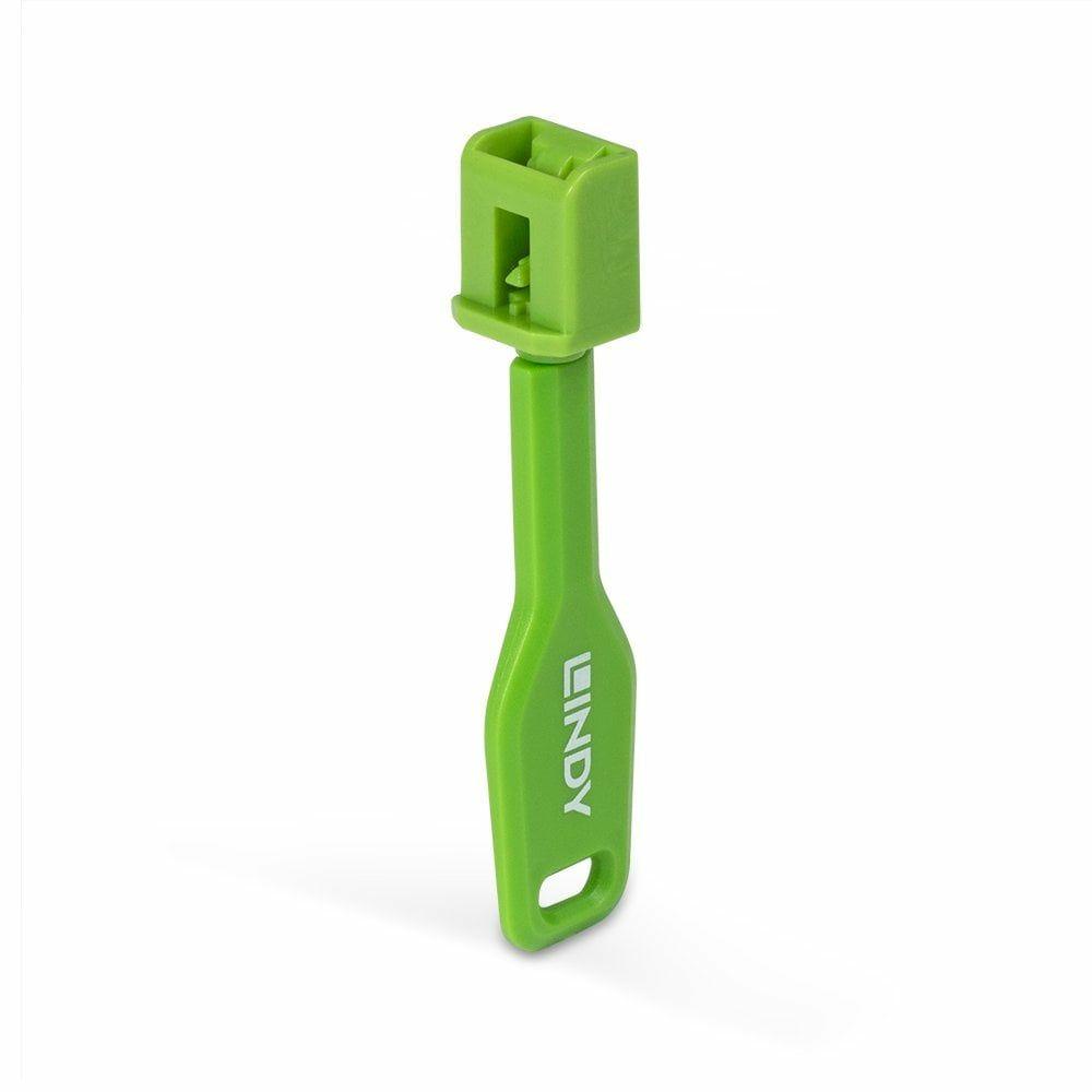 Bloqueador de Portas SFP LINDY 47912 (10 unidades - Verde), miniatura 2