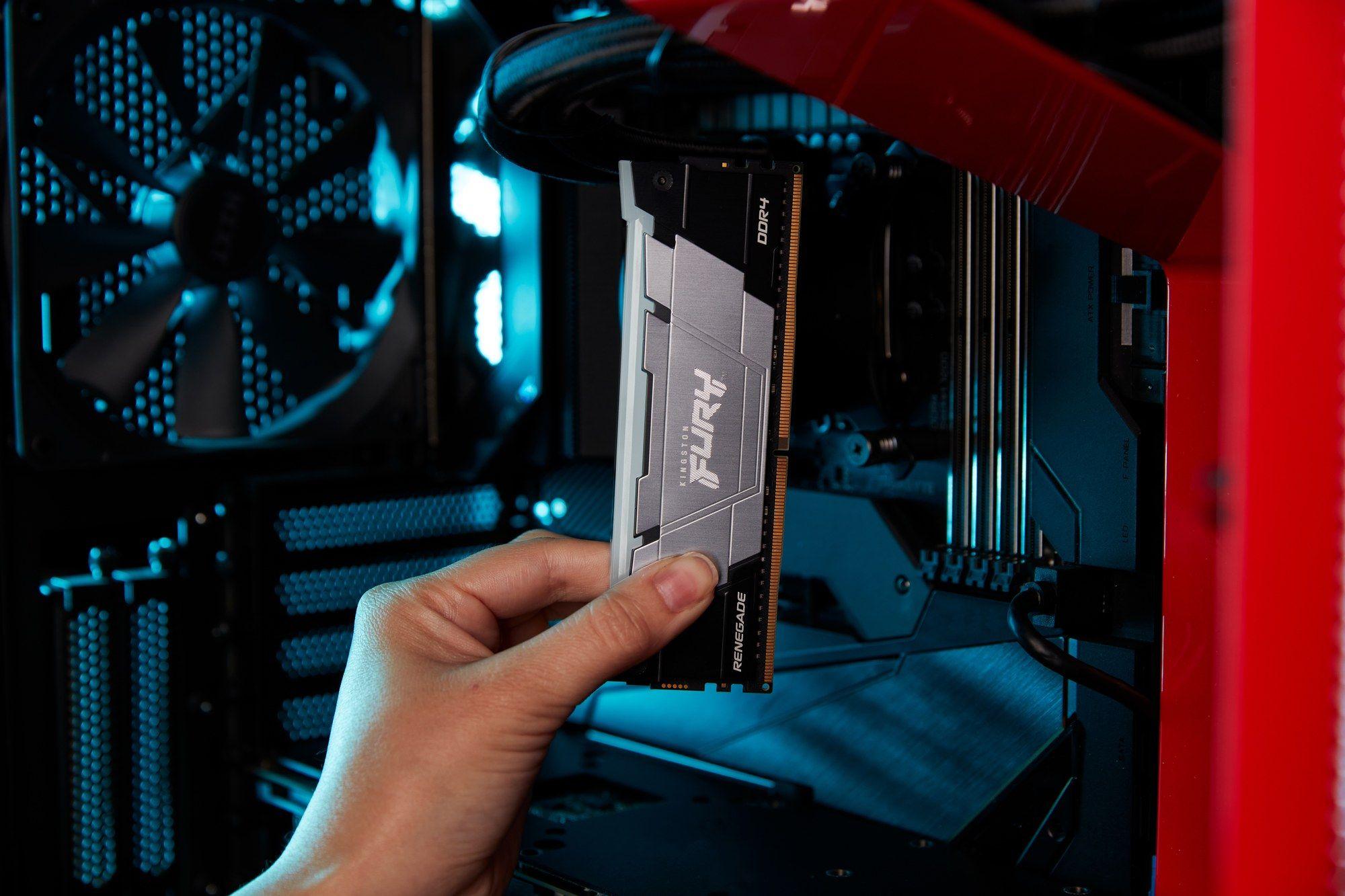 Memória RAM KINGSTON FURY Renegade RGB KF440C19RB2A/8 (4000 MHz - 8 GB - DIMM), miniatura 12