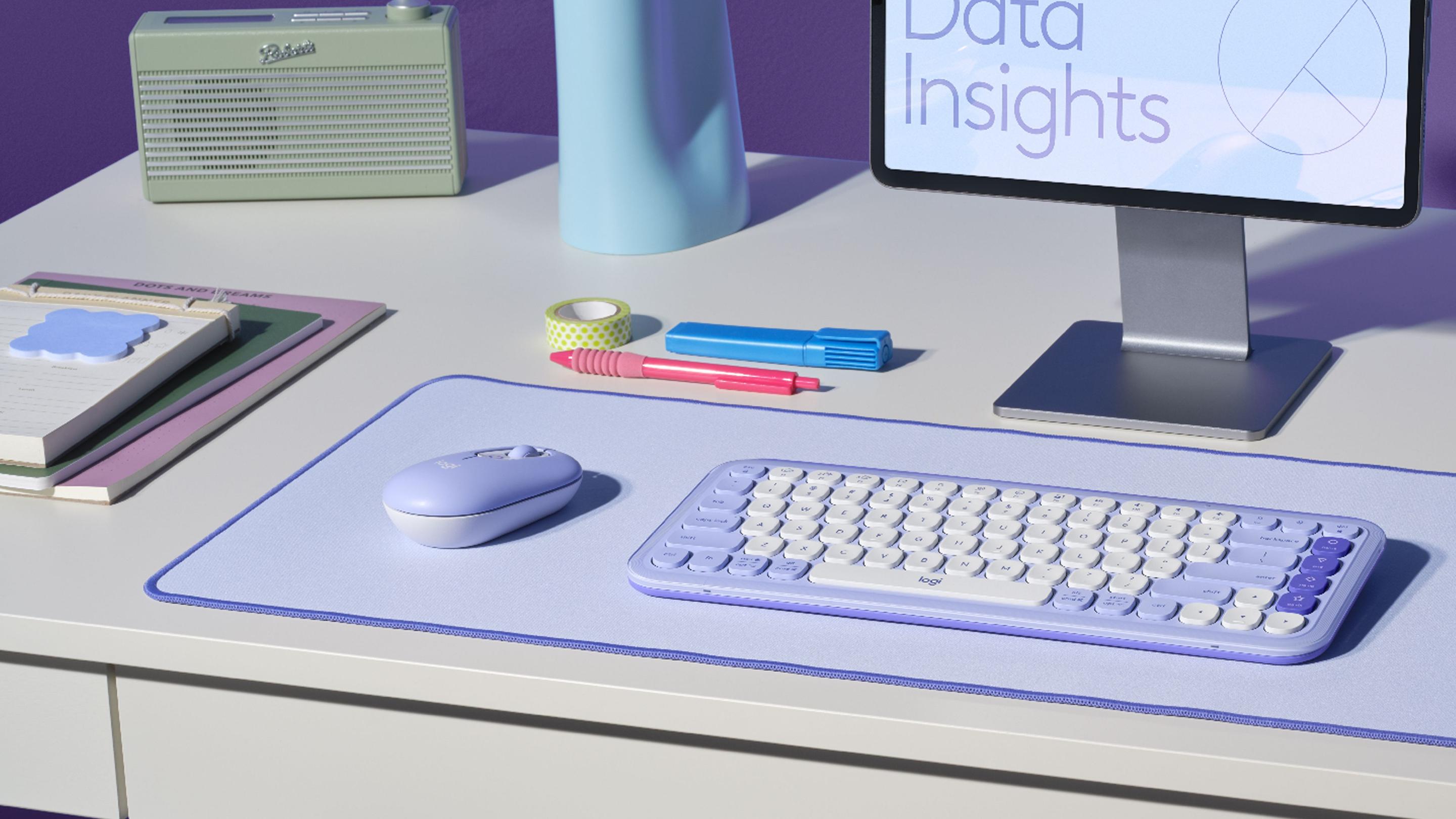Rato LOGITECH POP Mouse (Ambidestro - 4000 DPI - Ótico - Lilás) — miniatura 7