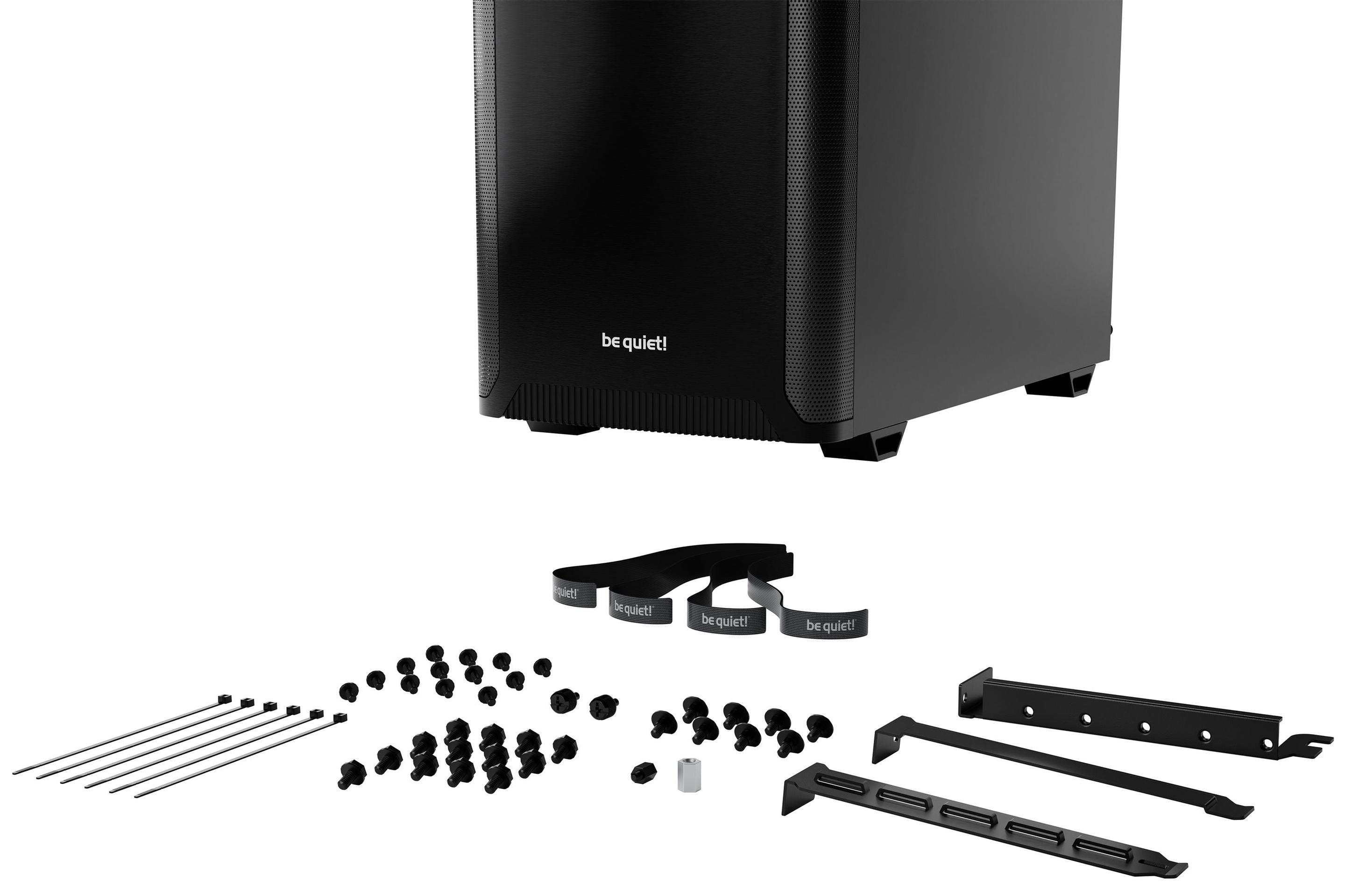 Caixa PC BE QUIET! Pure Base 501 (ATX, Micro ATX, Mini-ITX - ATX, PS2 - Midi Tower - Preto) — miniatura 7