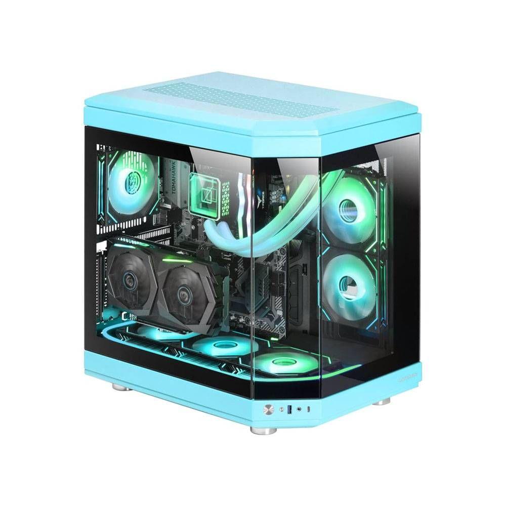 Caixa PC Gaming MARS GAMING MC-3T (ATX, micro-ATX, Mini-ITX - Midi Tower - 18,5 cm - Azul) — miniatura 5