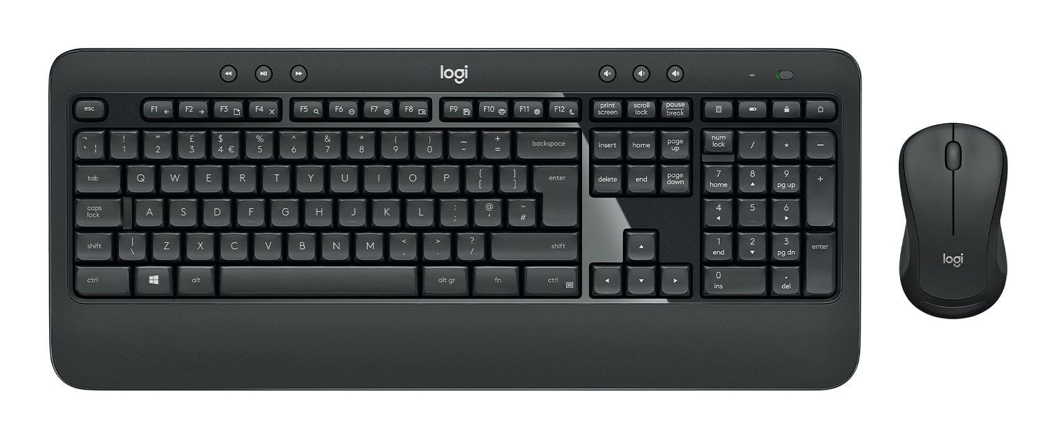 Conjunto de Teclado e Rato LOGITECH MK540 Advanced (Suíço - Interruptor de membrana - Tamanho completo - Preto)