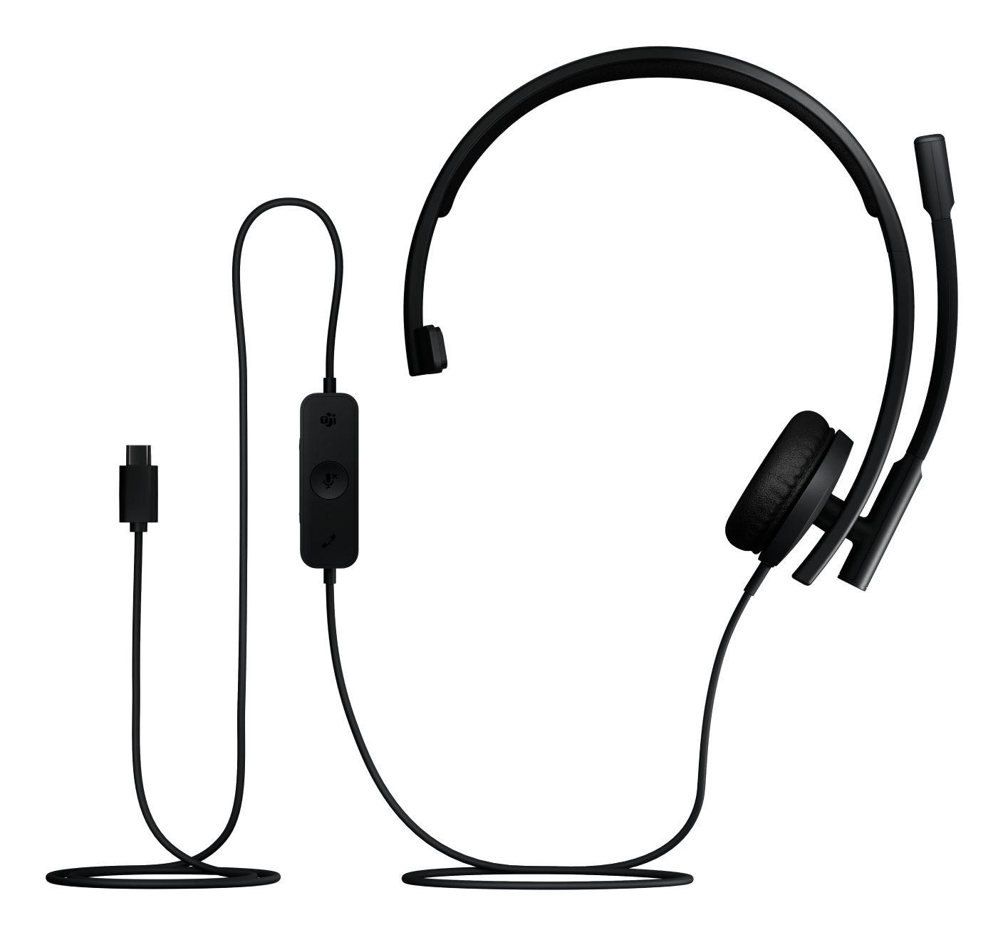 Headset Mono LOGITECH H570e Mono MS 981-001427 (Monofónico - Com fios - Supra-aural - Preto) — miniatura 5