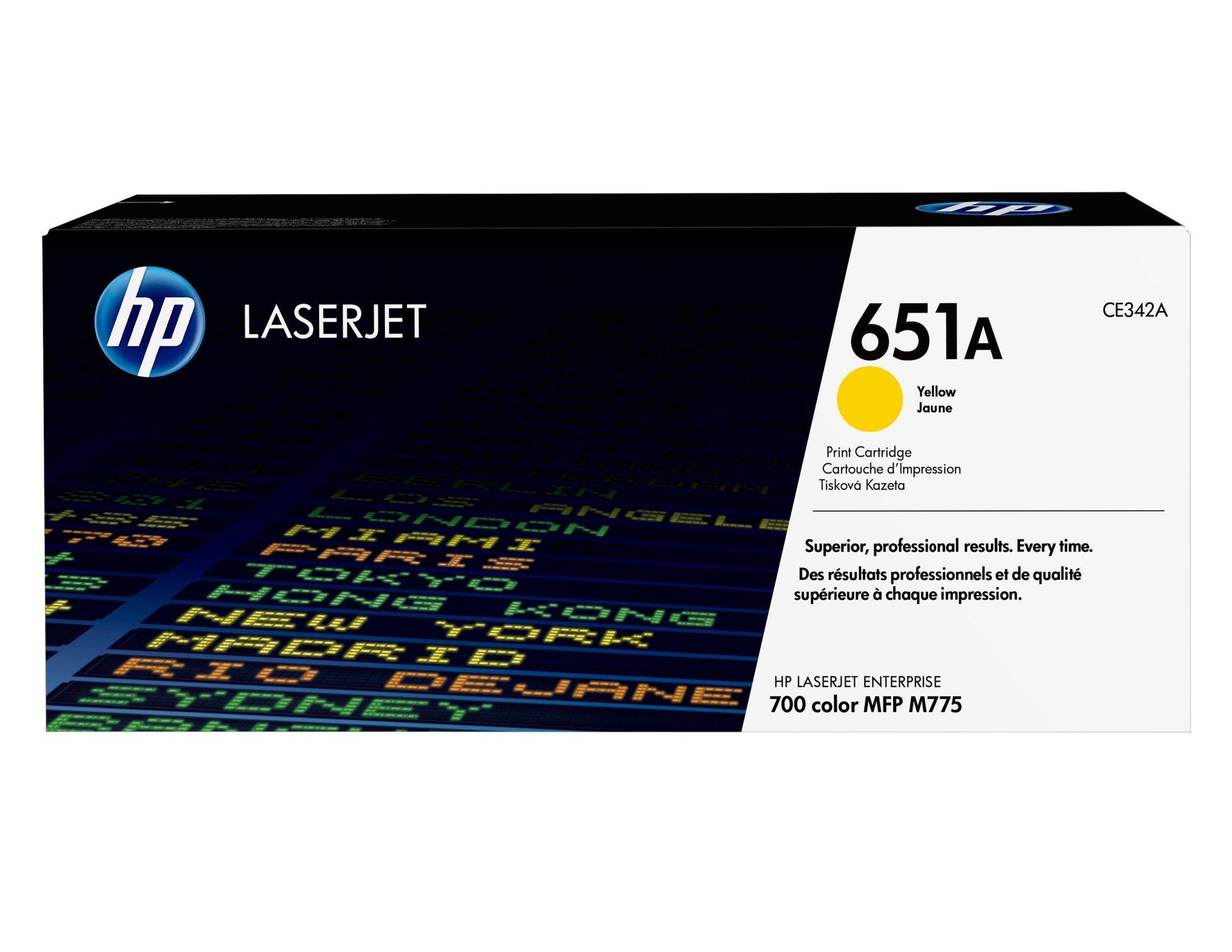 Toner HP 651A CE342A (16 000 páginas - Amarelo)