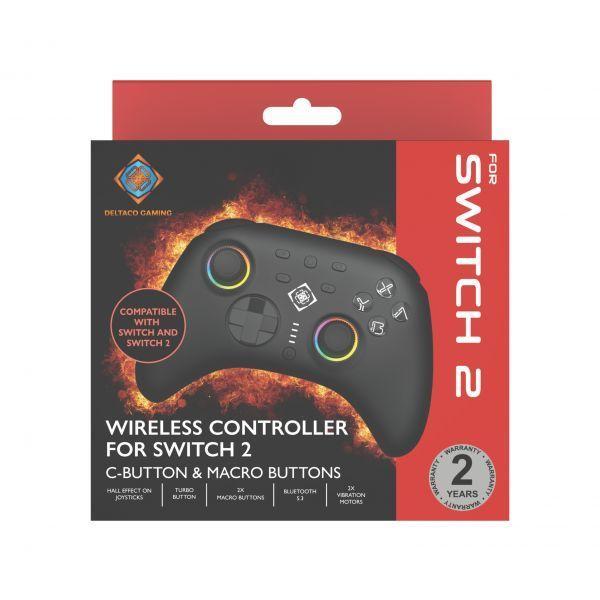 Comando Gaming DELTACO GAM-198 (Nintendo Switch - Sem fios - Preto) — miniatura 5