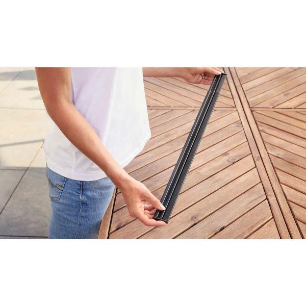 Cortina de Lamelas para Porta TESA Alu-Lamellentür INSECT STOP Premium (Alumínio - Antracite), miniatura 6