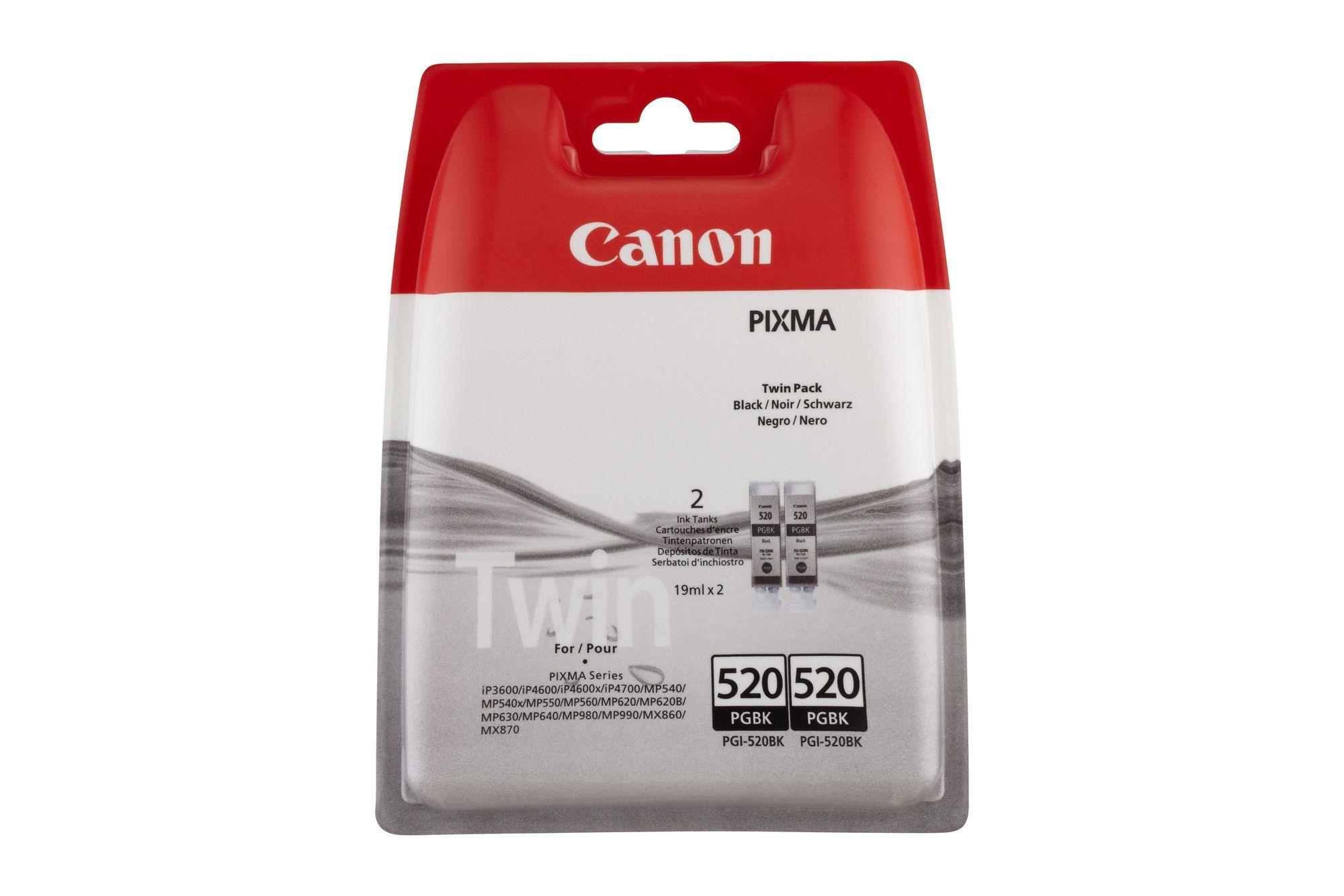 Tinteiro CANON PGI-520BK (682 páginas - Preto)