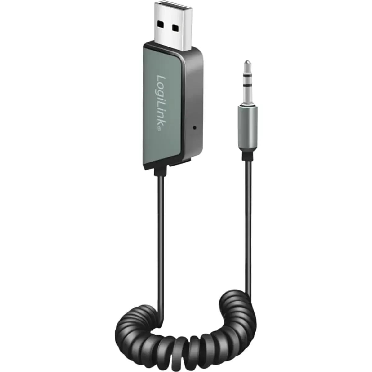 Recetor de Áudio Bluetooth para Automóvel LOGILINK BT0065 (Preto)
