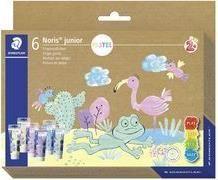 Tinta a Dedo STAEDTLER Noris Junior 8816P C6 (A partir dos 2 anos - Pastel sortido)