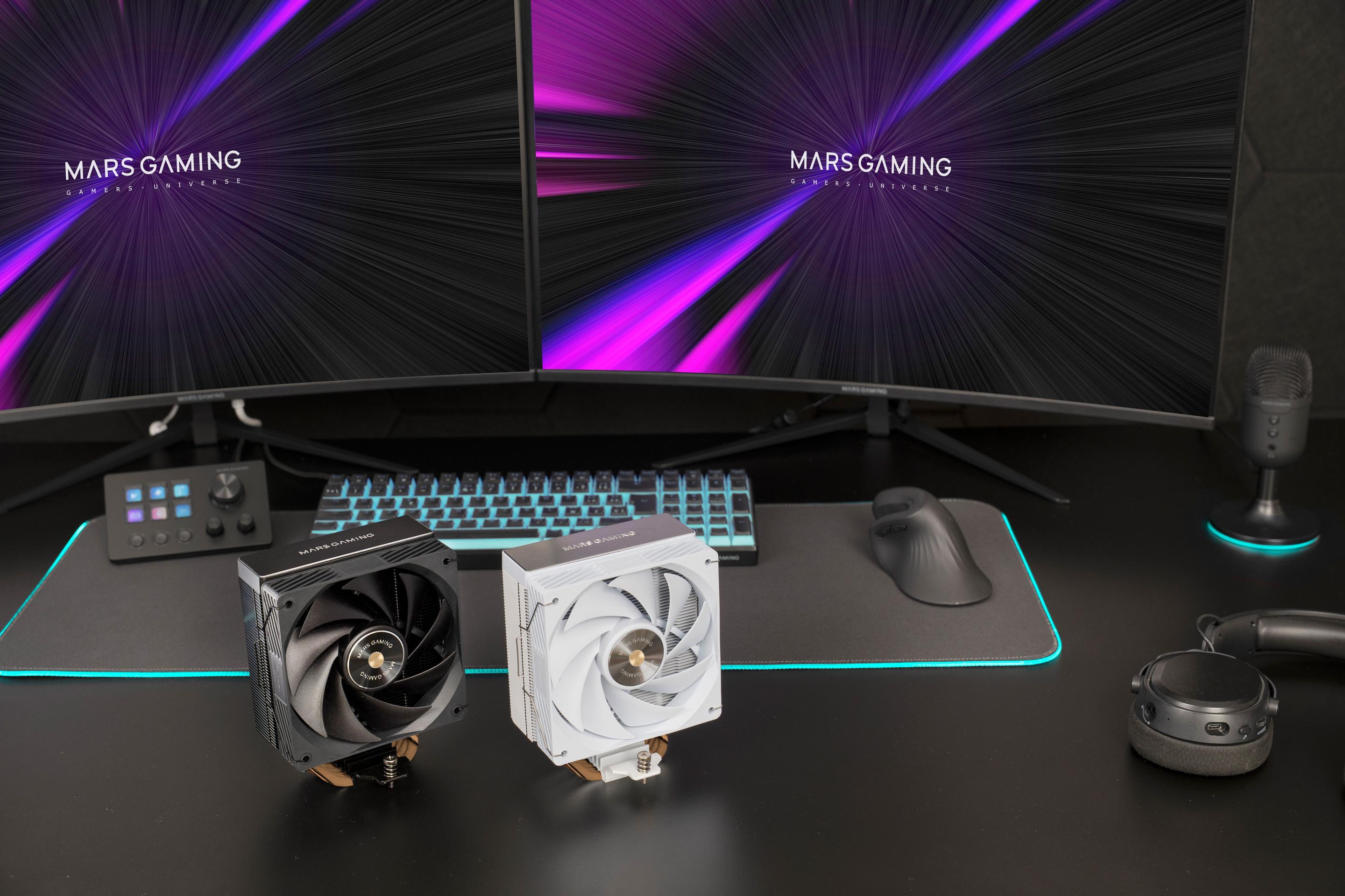 Cooler CPU MARS GAMING MCPU-X4W (12 cm - 1 ventoinha - 2000 RPM - Branco) — miniatura 9