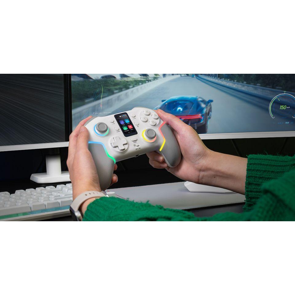 Comando MARS GAMING MGP-V3W (Nintendo Switch - USB Type-A para USB Type-C - Bluetooth/RF/USB - Branco) — miniatura 5