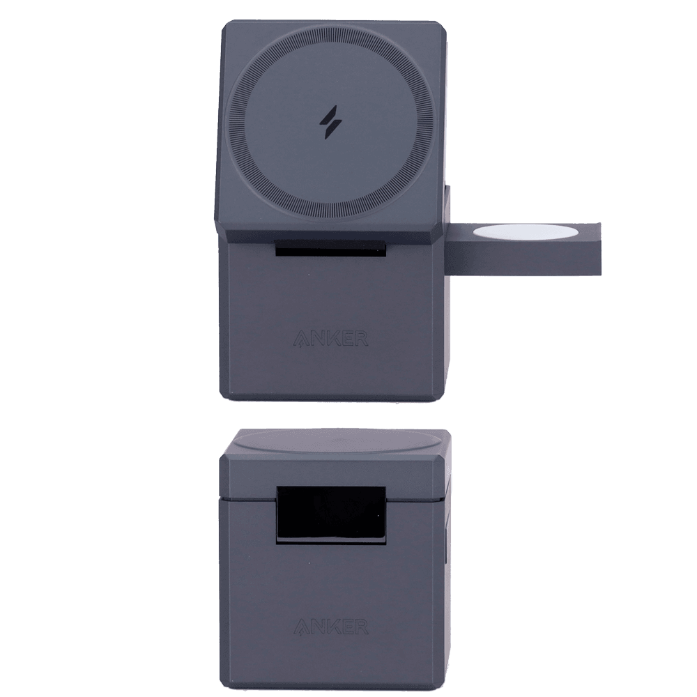 Carregador Sem Fios ANKER 3-in-1 Cube (30 W - iPhone 15/14/13/12 - Cinzento), miniatura 3