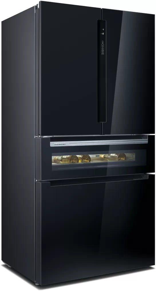 Frigorífico French Door Independente SIEMENS KF96RSBEA (572 L - 183x90,6x73,6 cm - 91 cm - Preto)