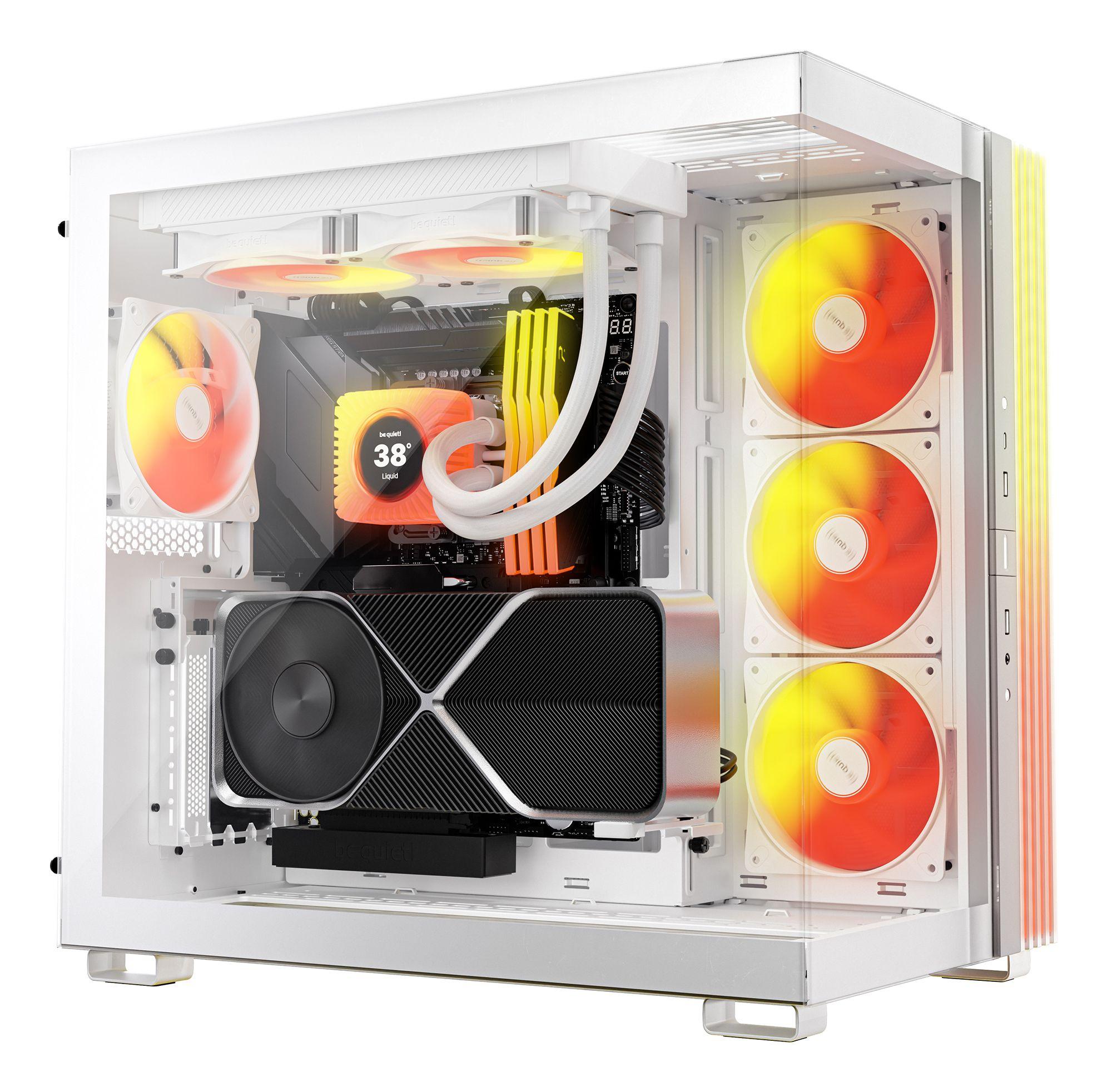 Refrigerador Líquido All-in-One BE QUIET! Light Loop IO LCD 240mm (120 mm - 2 ventoinhas - 2100 RPM - Branco) — miniatura 6