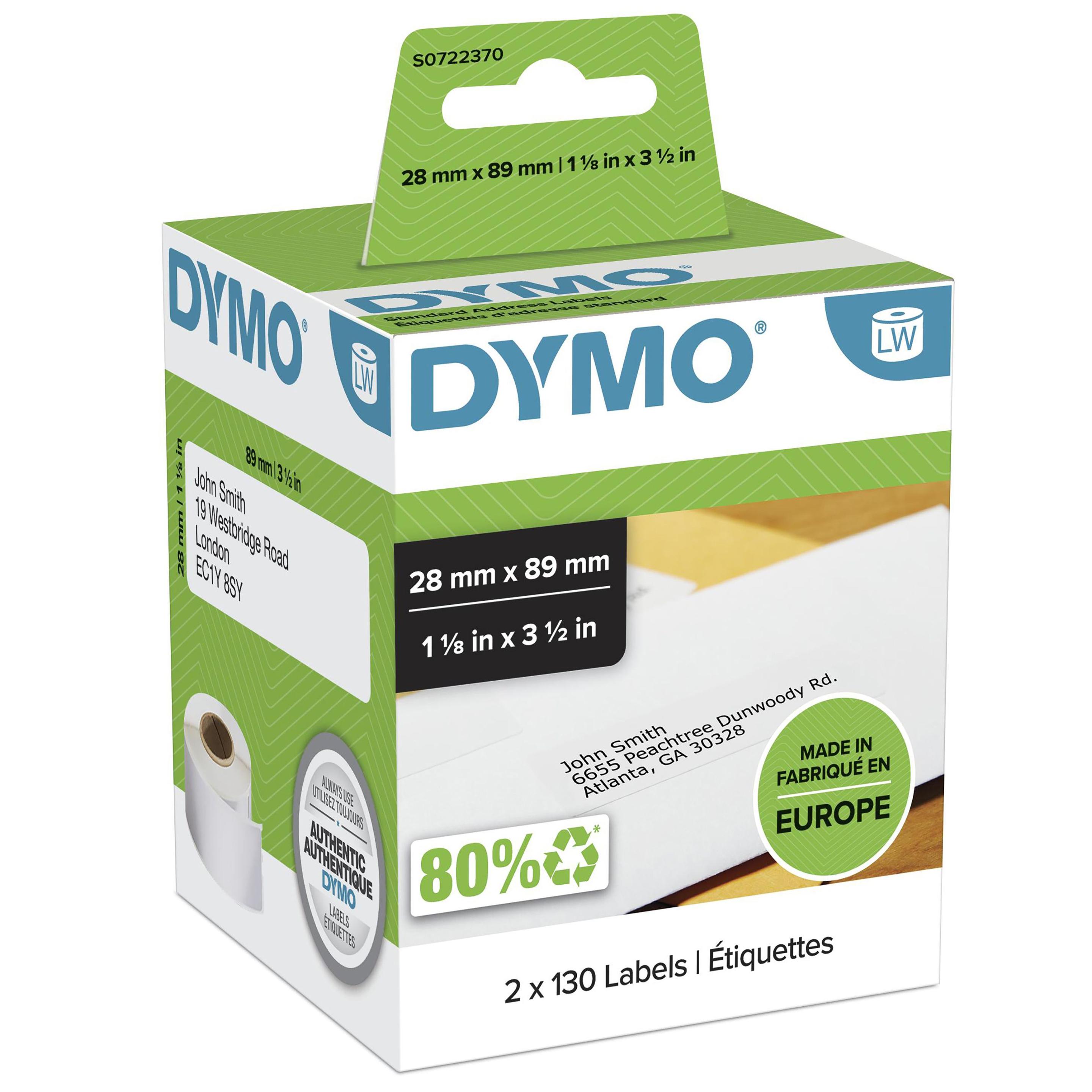 Etiquetas Adesivas DYMO 99010 (LabelWriter - Branco), imagem 1