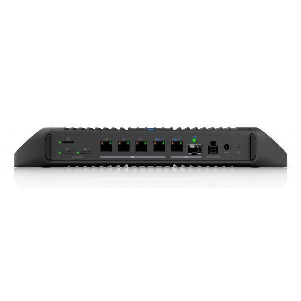 Gateway UBIQUITI UniFi Cloud Gateway Industrial UCG-Industrial (Ethernet RJ-45, SFP+ - 4,3 Gbit/s - Rack/Secretária/Parede - Preto) — miniatura 2