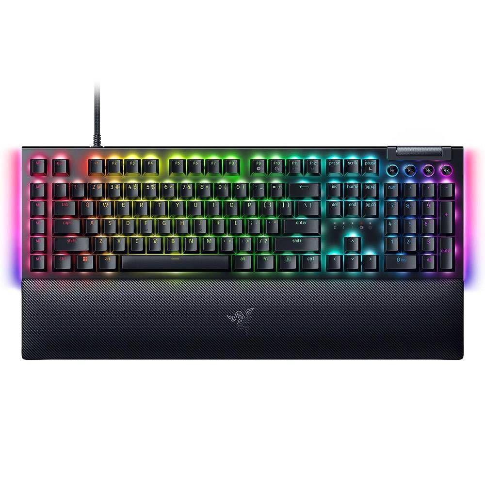 Teclado RAZER BlackWidow V4 (Inglês - Razer Green - Tamanho completo - Preto) — miniatura 2
