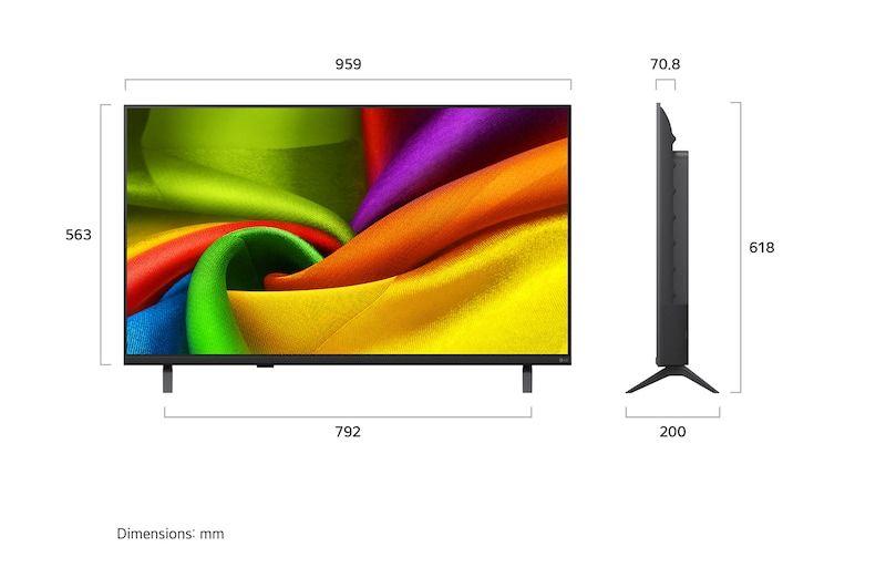 Televisão LG TV 43NU850B6LA (43" - LED - 4K Ultra HD - Preto), miniatura 2
