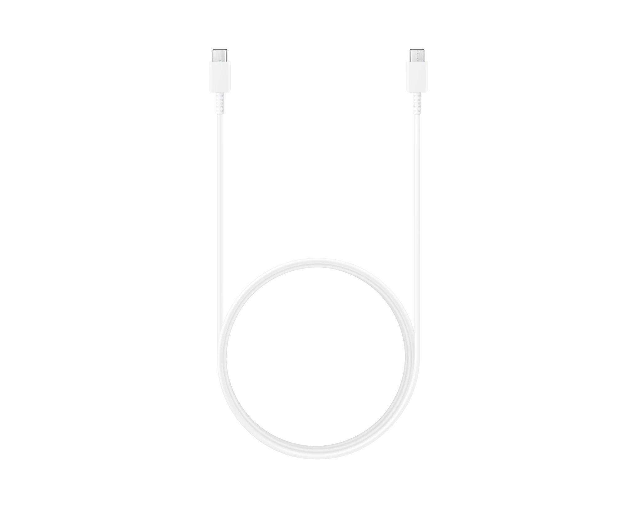 Cabo USB-C SAMSUNG EP-DX310JWEGEU (1,8 m - USB C - USB/Type-C - Branco)