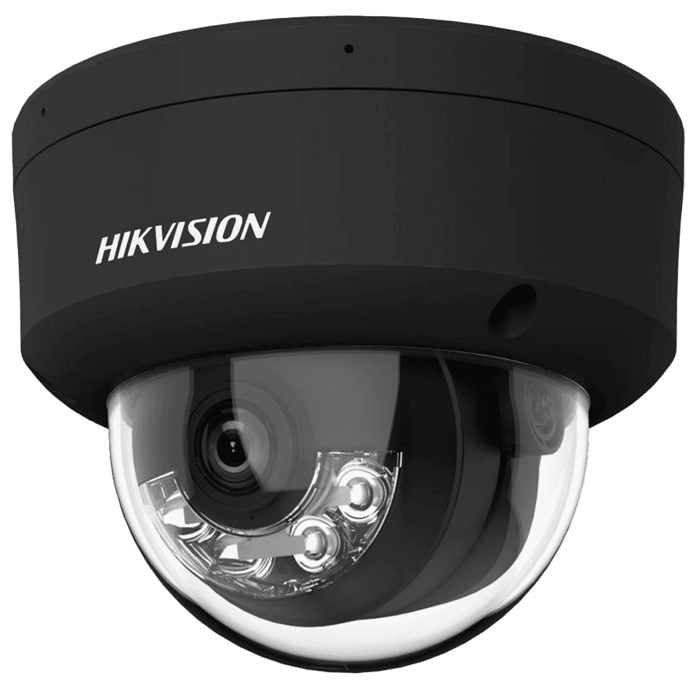 Câmara de Segurança IP Dome HIKVISION DS-2CD2163G2-LIS2U(2.8mm)(BLACK) (6 MP - 3200 × 1800 pixels - Teto ou parede)