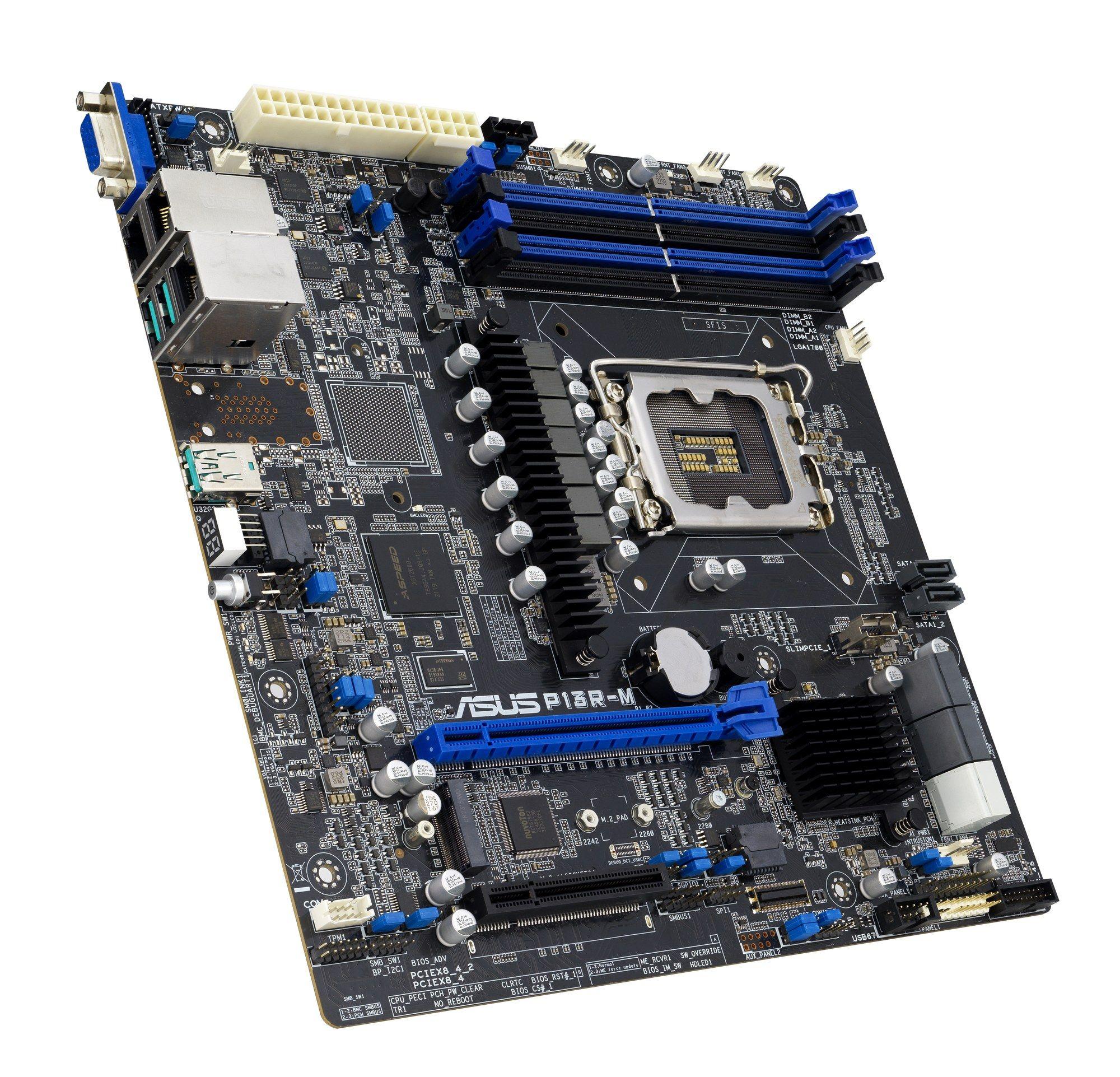 Motherboard Servidor ASUS P13R-M (LGA 1700 - Intel Pentium, Intel Xeon E - Micro ATX - Preto), miniatura 2