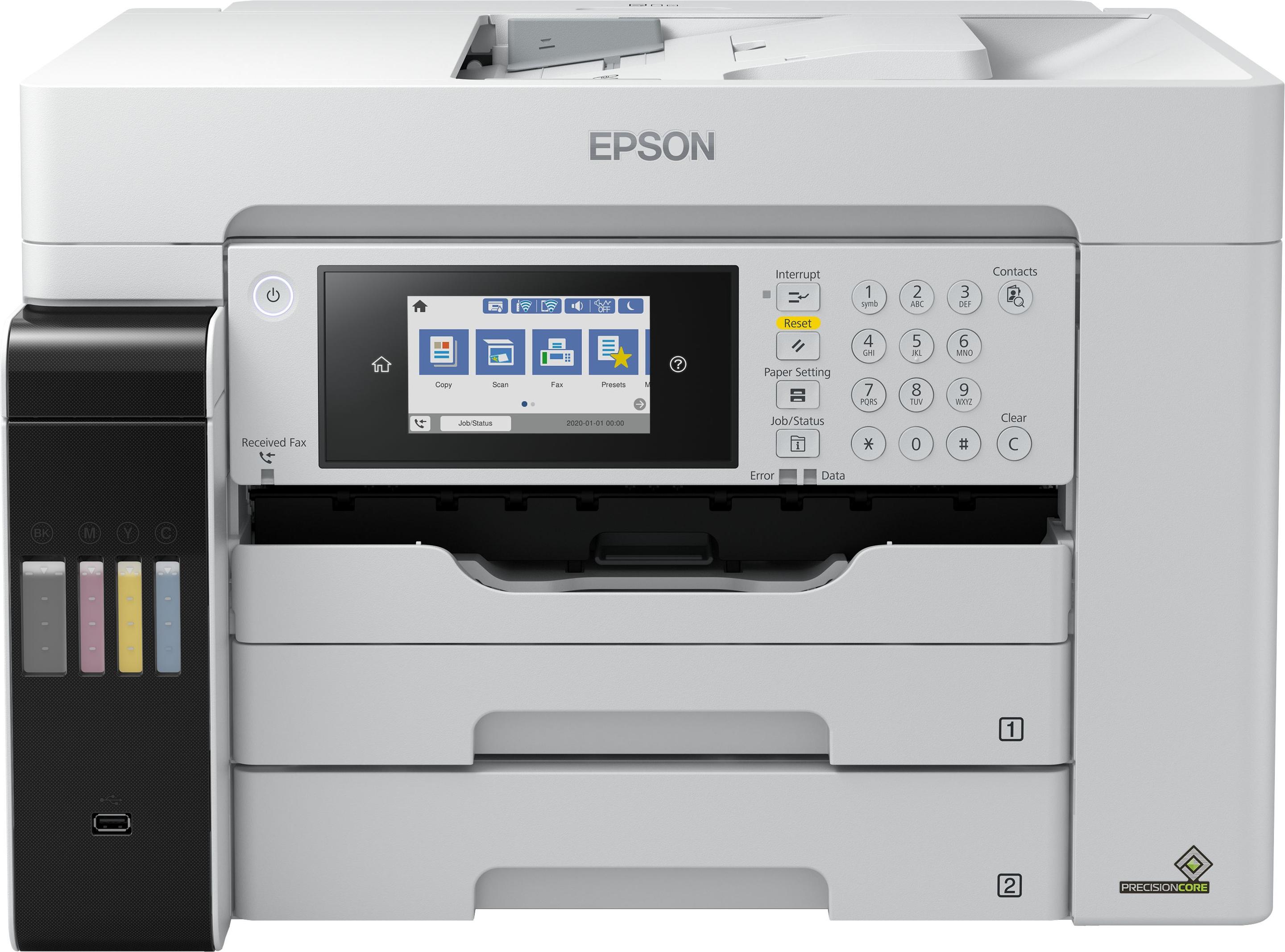 Impressora Multifunções EPSON EcoTank Pro ET-16685 (A3 - Impressão a cores - 250 folhas - Branco)