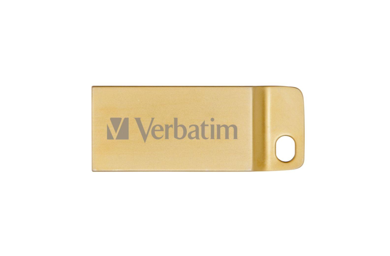 Pen USB VERBATIM Metal Executive 64GB (Sem tampa - USB Type-A - USB 3.2 Gen 1 - Dourado) — miniatura 5