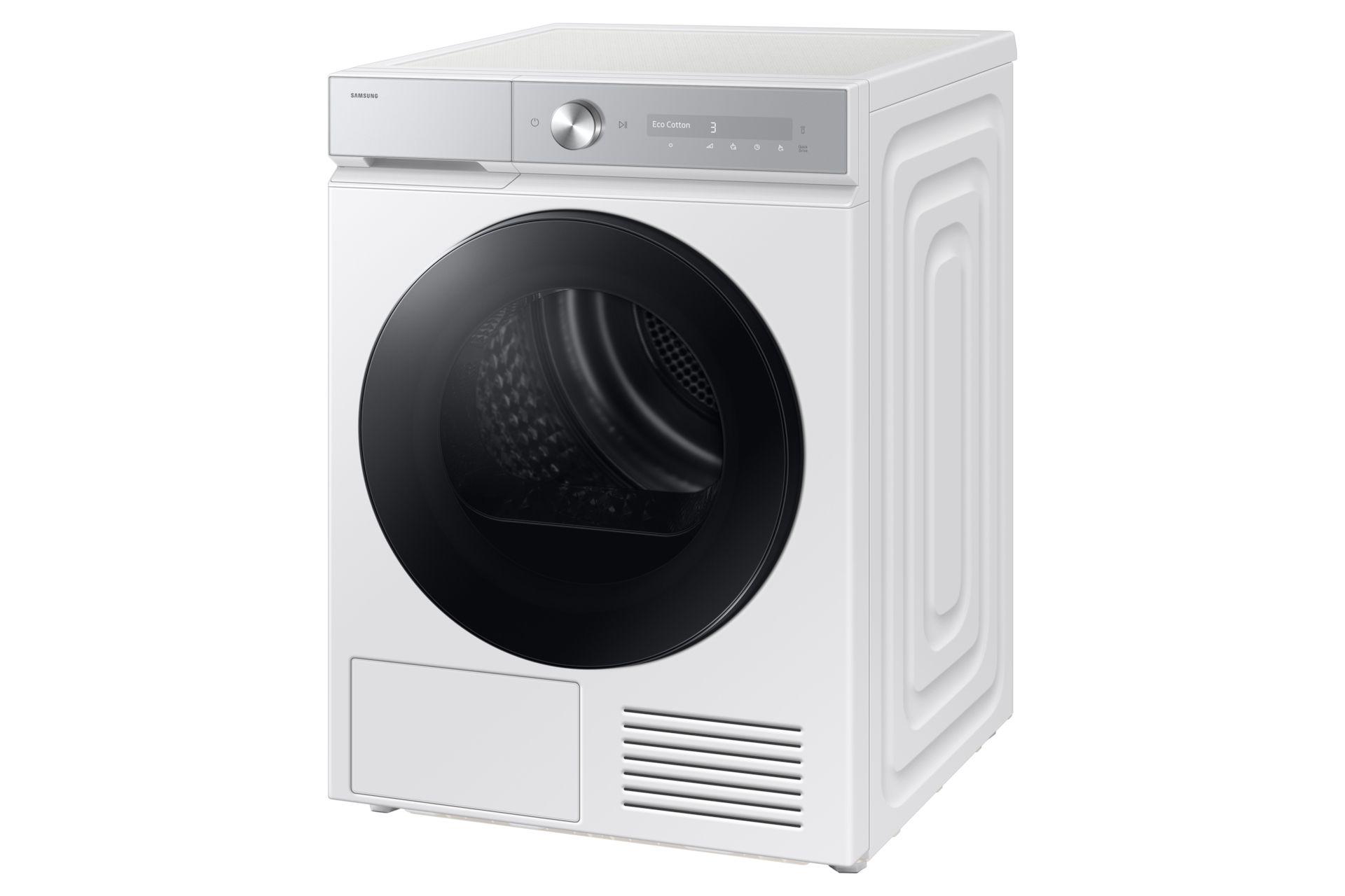 Máquina de Secar Roupa Independente SAMSUNG DV90DB8845GHU3 (9 kg - Bomba de calor - Altura 85 cm - Branco), miniatura 6