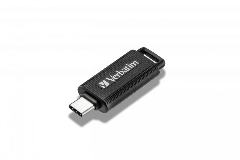Pen USB VERBATIM Store 'n' Go 49458 (Slide - USB Type-C - USB 3.2 Gen 1 - Preto) — miniatura 2