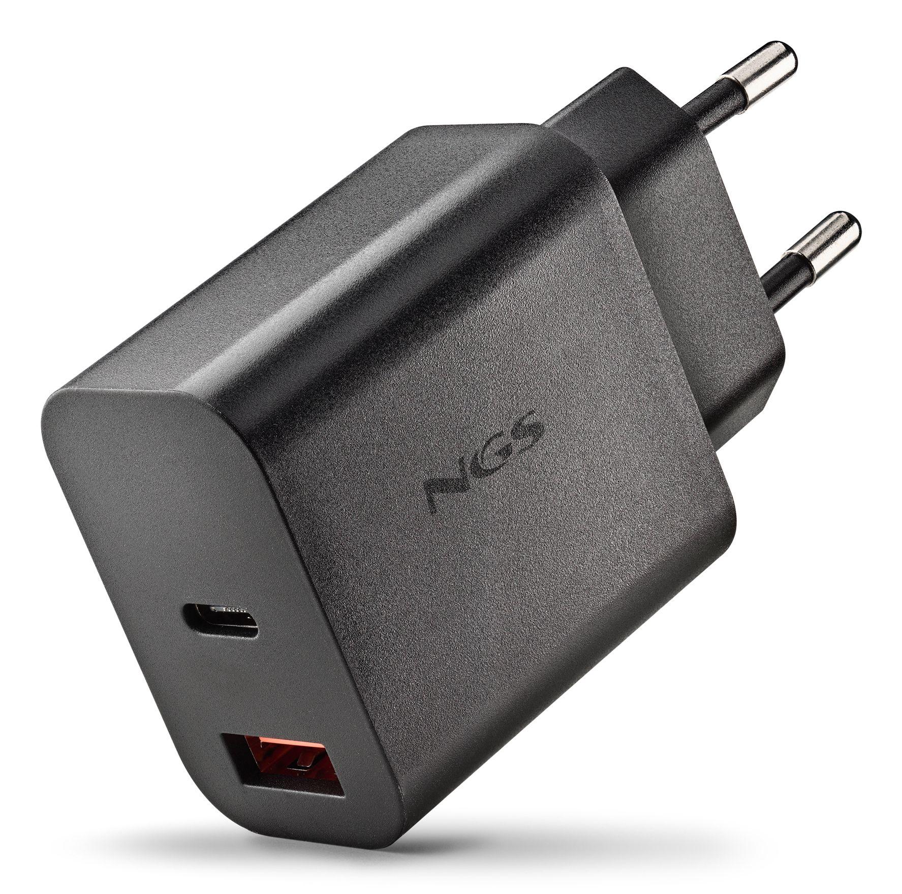 Carregador de Parede NGS ERA20WBLACK (20 W - Preto)